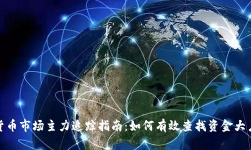 加密货币市场主力追踪指南：如何有效查找资金大户动向